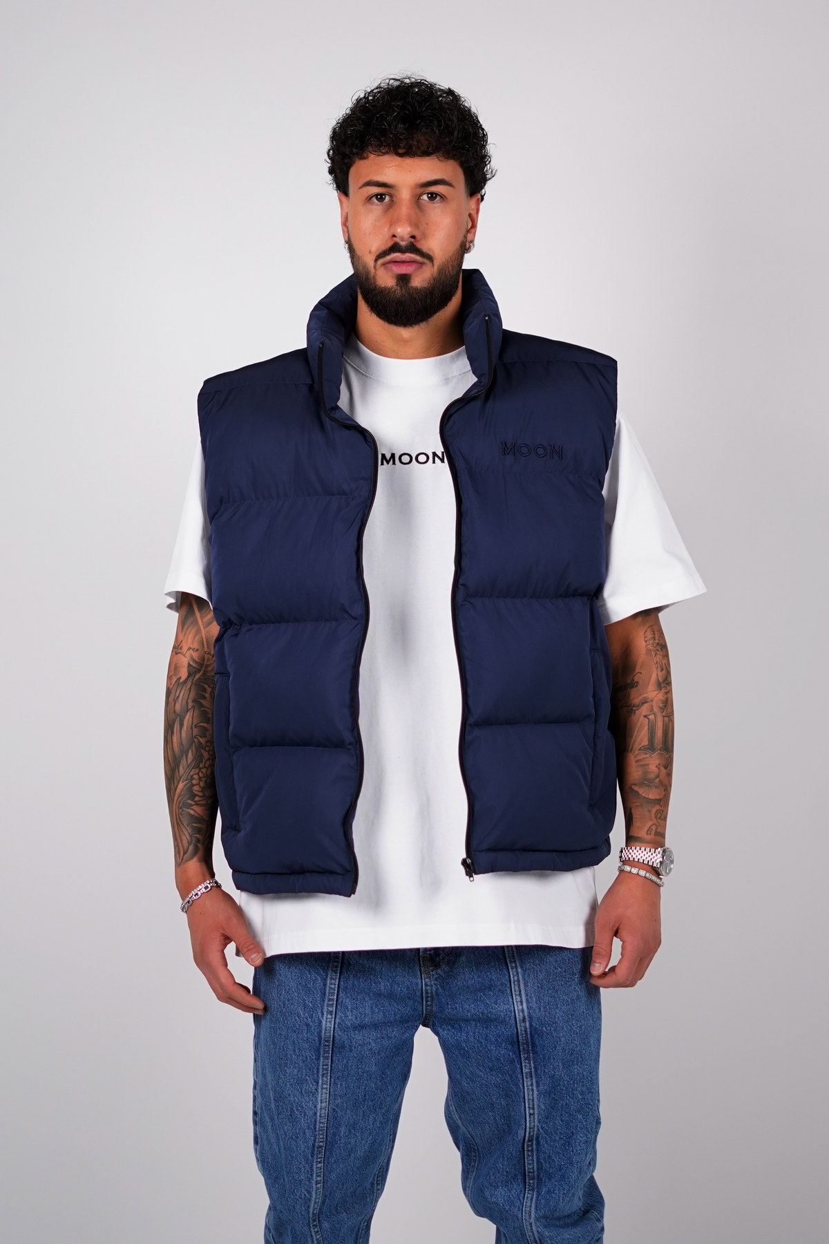 Puffer Veste "Navy Blue"