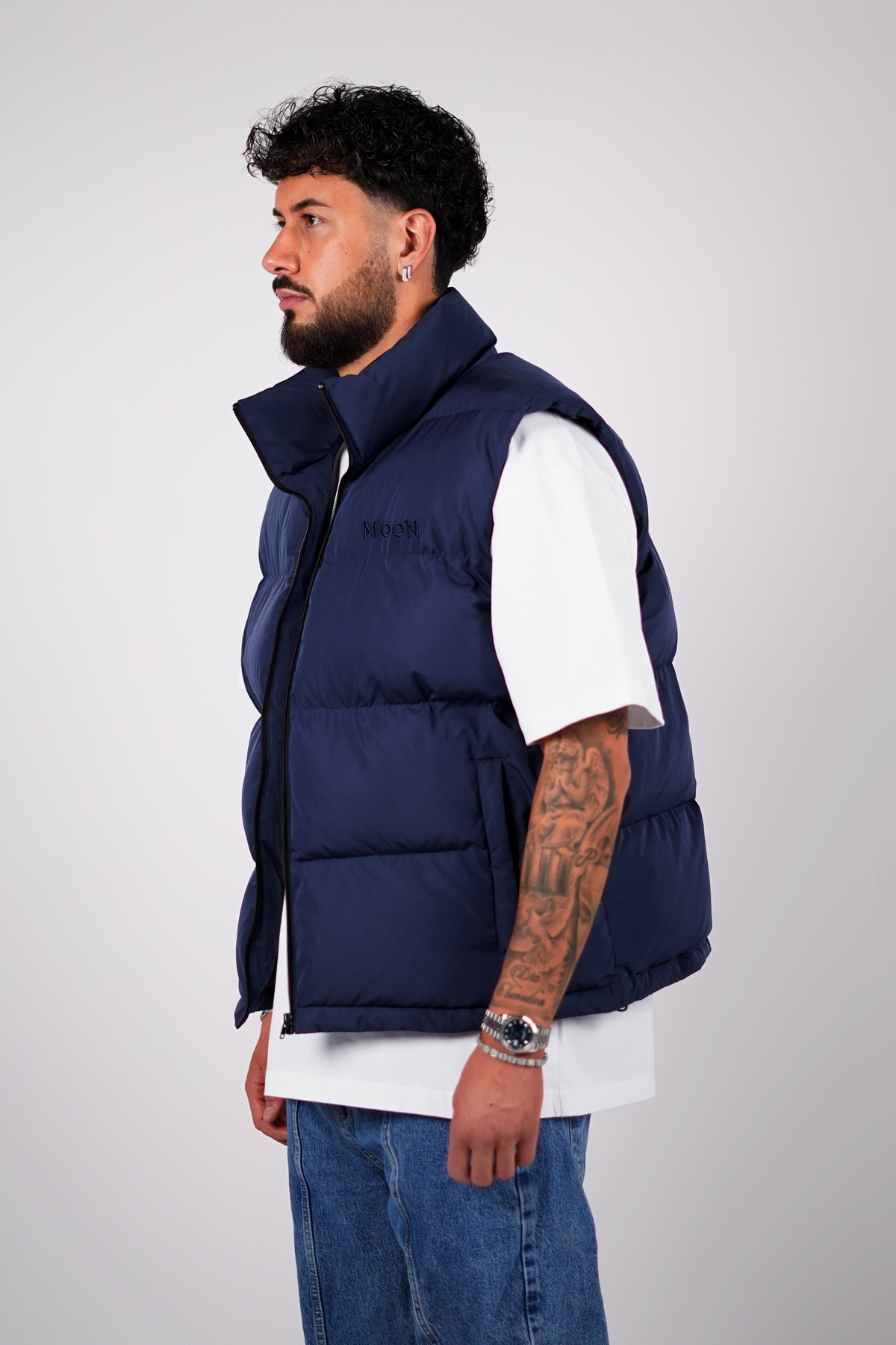 Puffer Veste "Navy Blue"