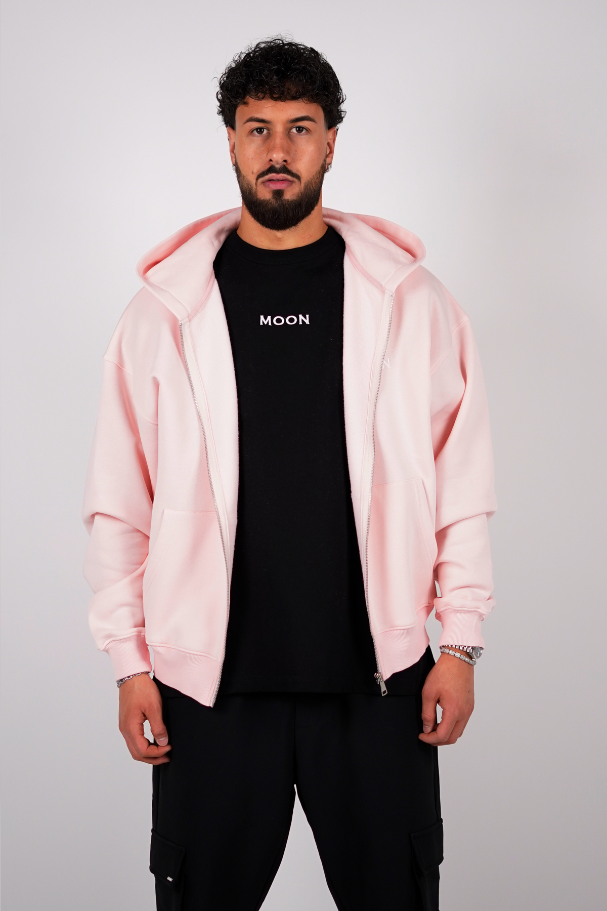 Moon Zip-Hoodie "Pink Panther"